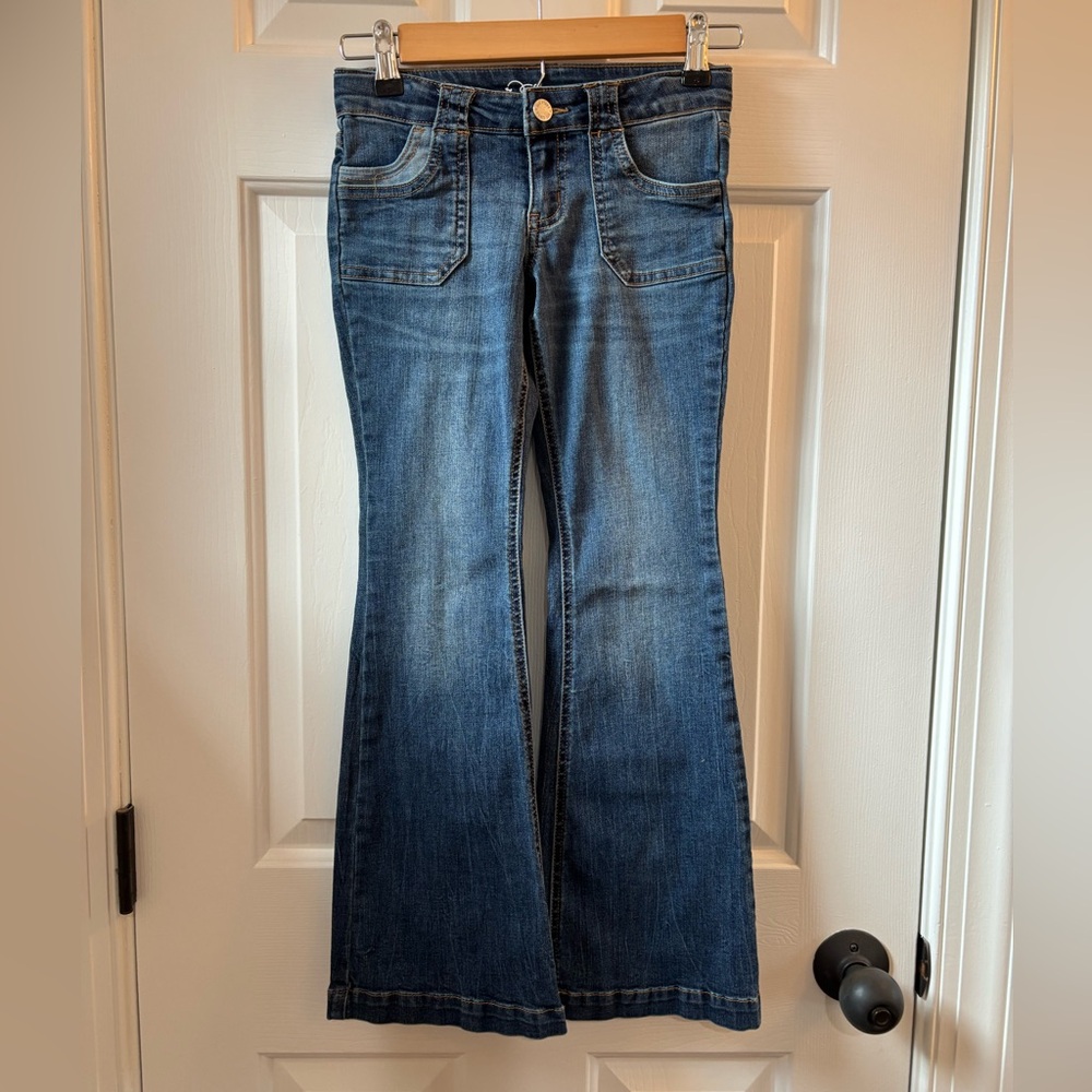 Art Class Kids Blue Flared Jeans